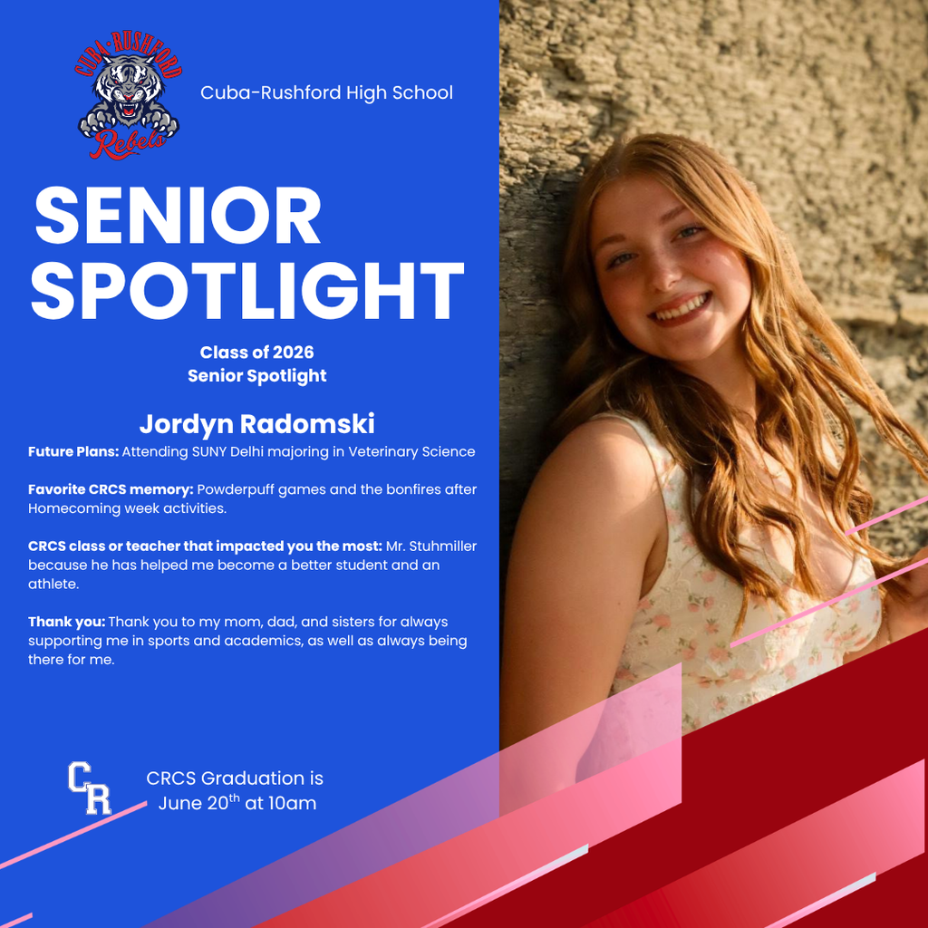 Senior Spotlight Jordyn Radomski
