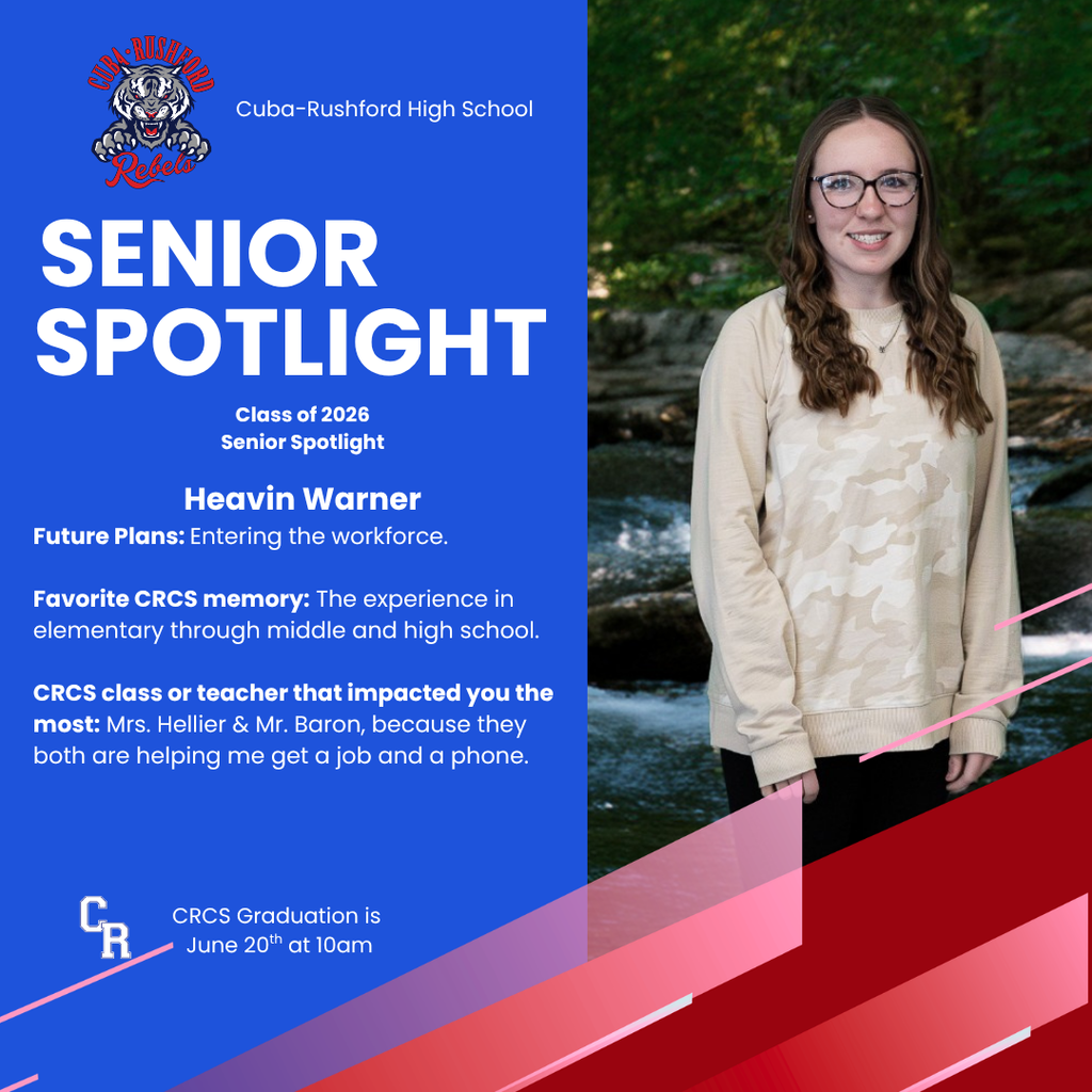 Senior Spotlight Heavin Warner