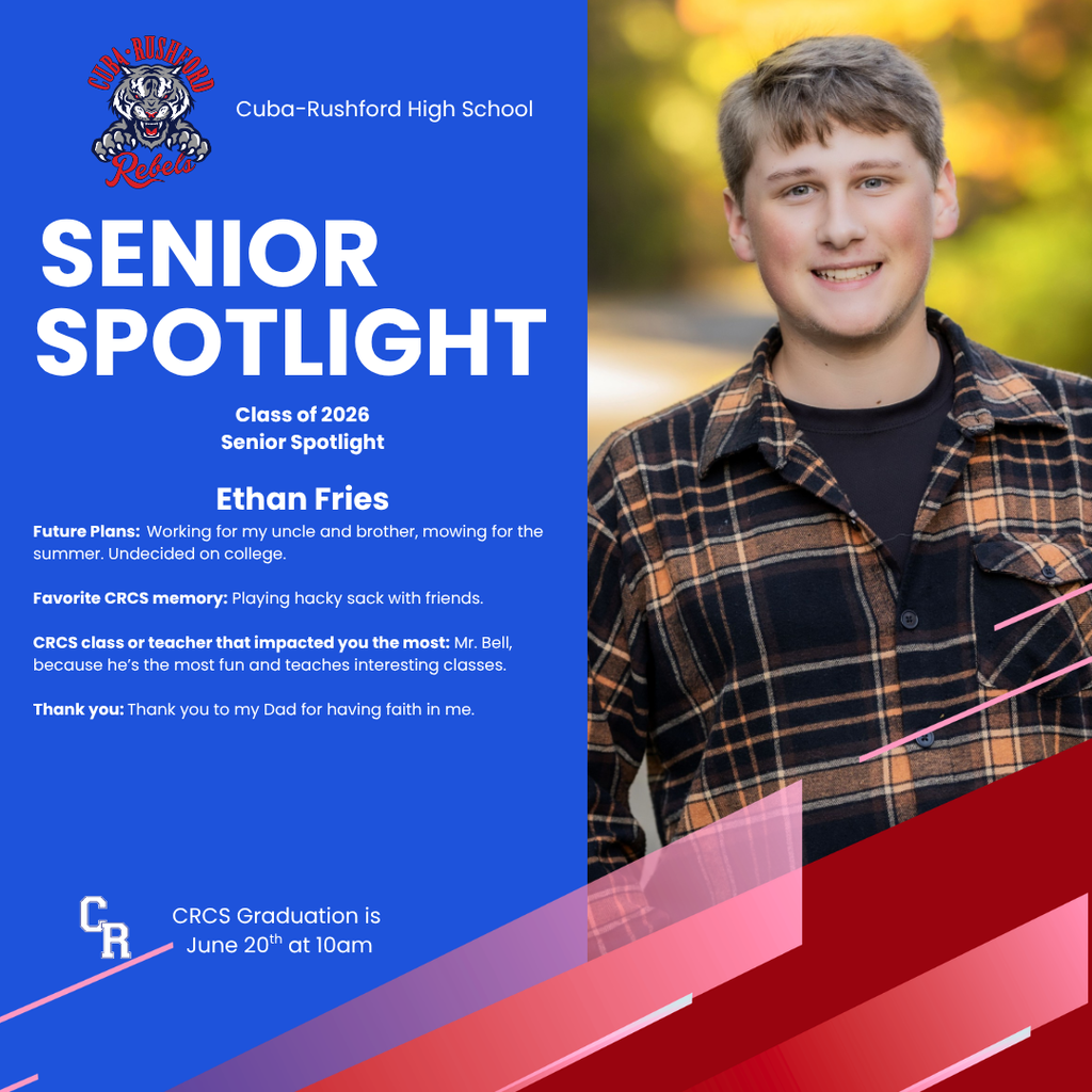 Senior Spotlight Ethan Fries
