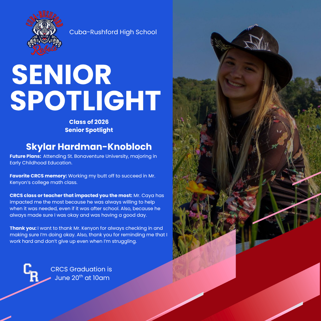 Senior Spotlight Skylar Hardman-Knobloch