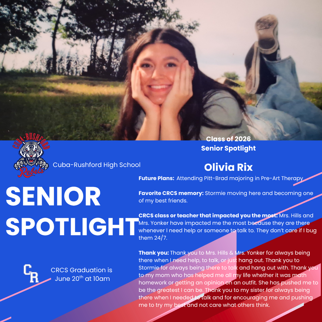 Senior Spotlight Olivia Rix