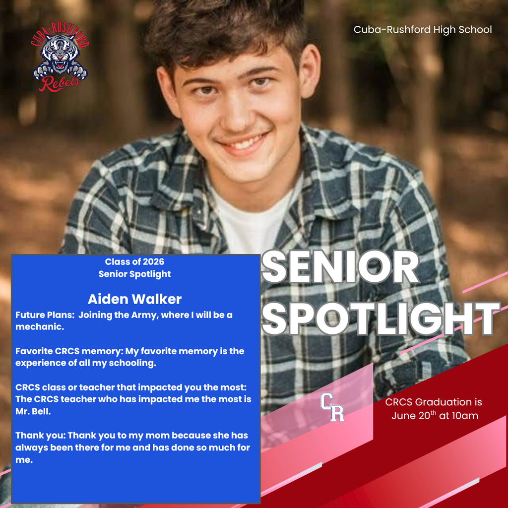 Senior Spotlight Aiden Walker