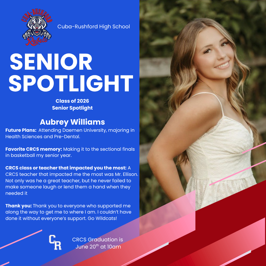Senior Spotlight Aubrey Williams
