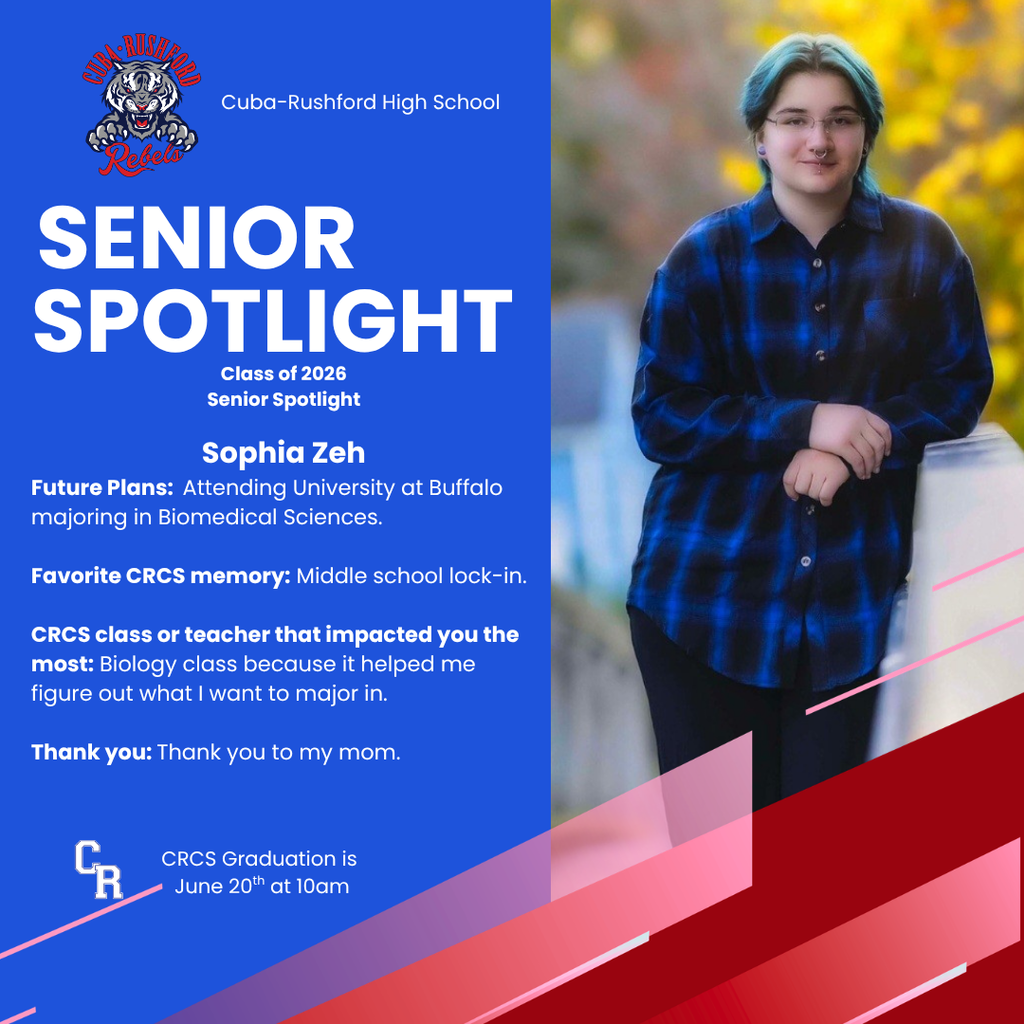 Senior Spotlight Sophia Zeh