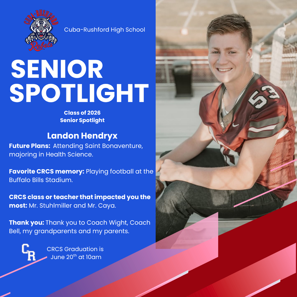 Senior Spotlight Landon Hendryx
