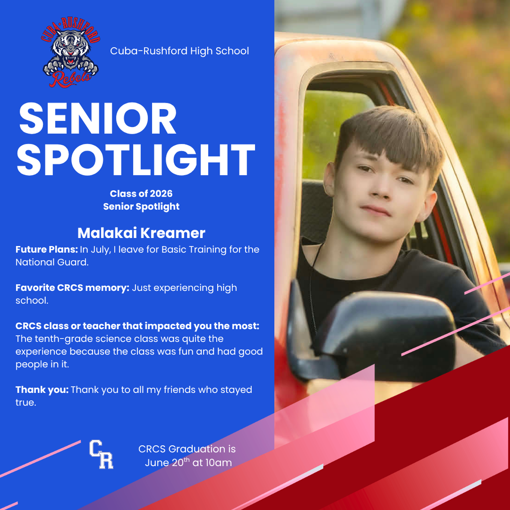 Senior Spotlight Malakai Kreamer