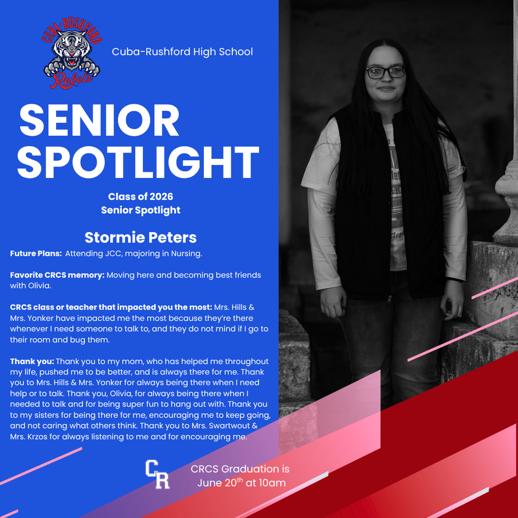 Senior Spotlight Stormie Peters
