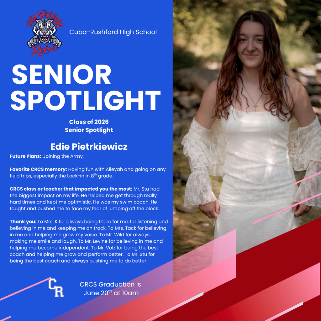 Senior Spotlight Edie Pietrkiewicz