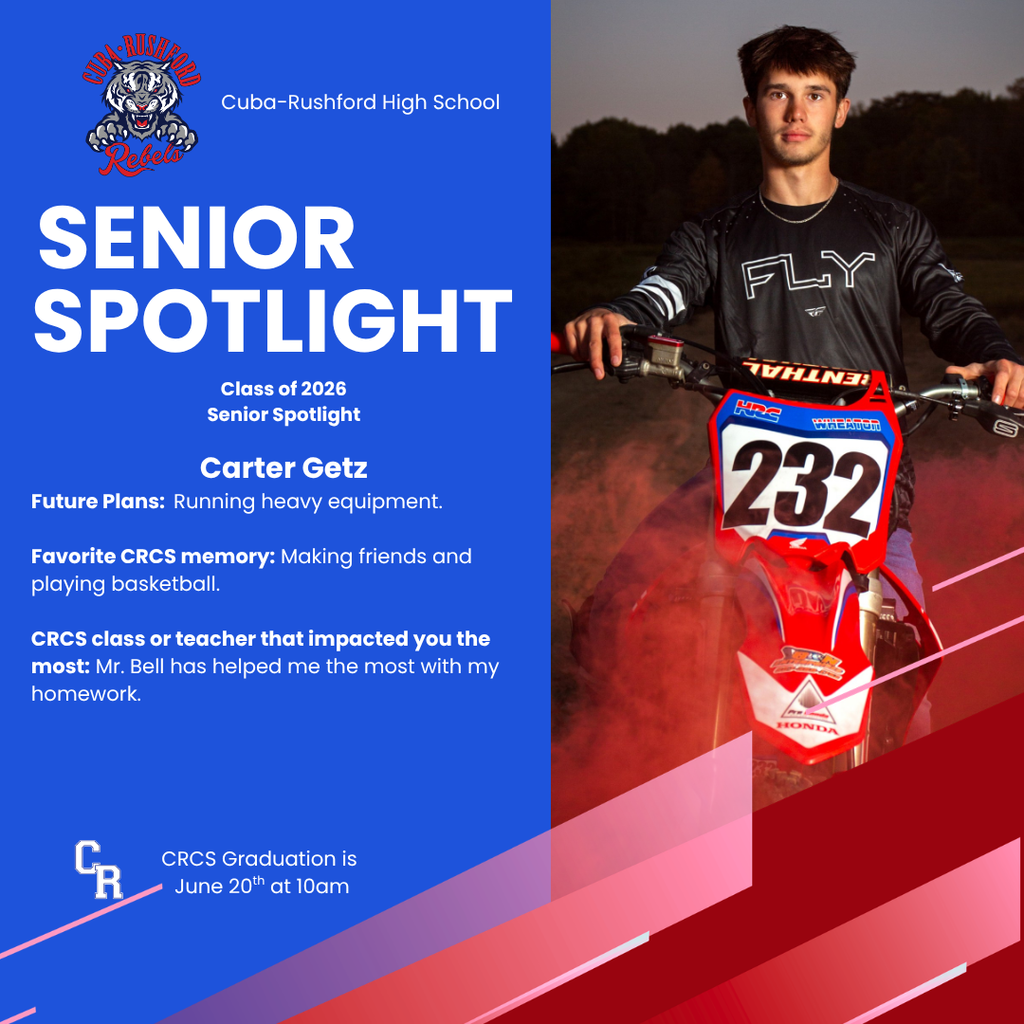 Senior Spotlight Carter Getz