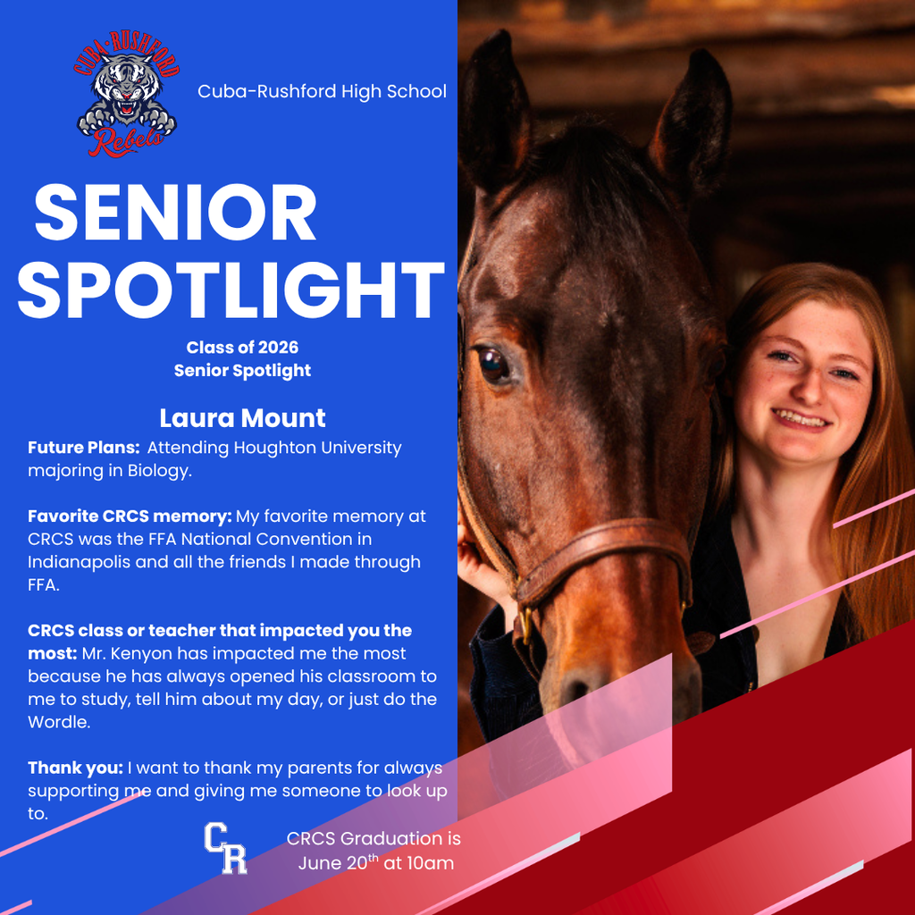 Senior Spotlight Laura Mount