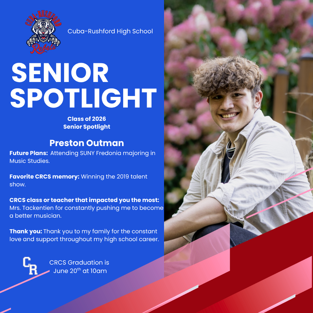 Senior Spotlight Preston Outman