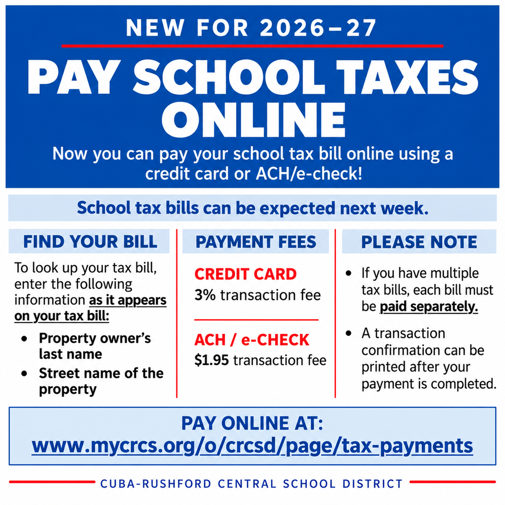 CRCS On Line Tax Payment
