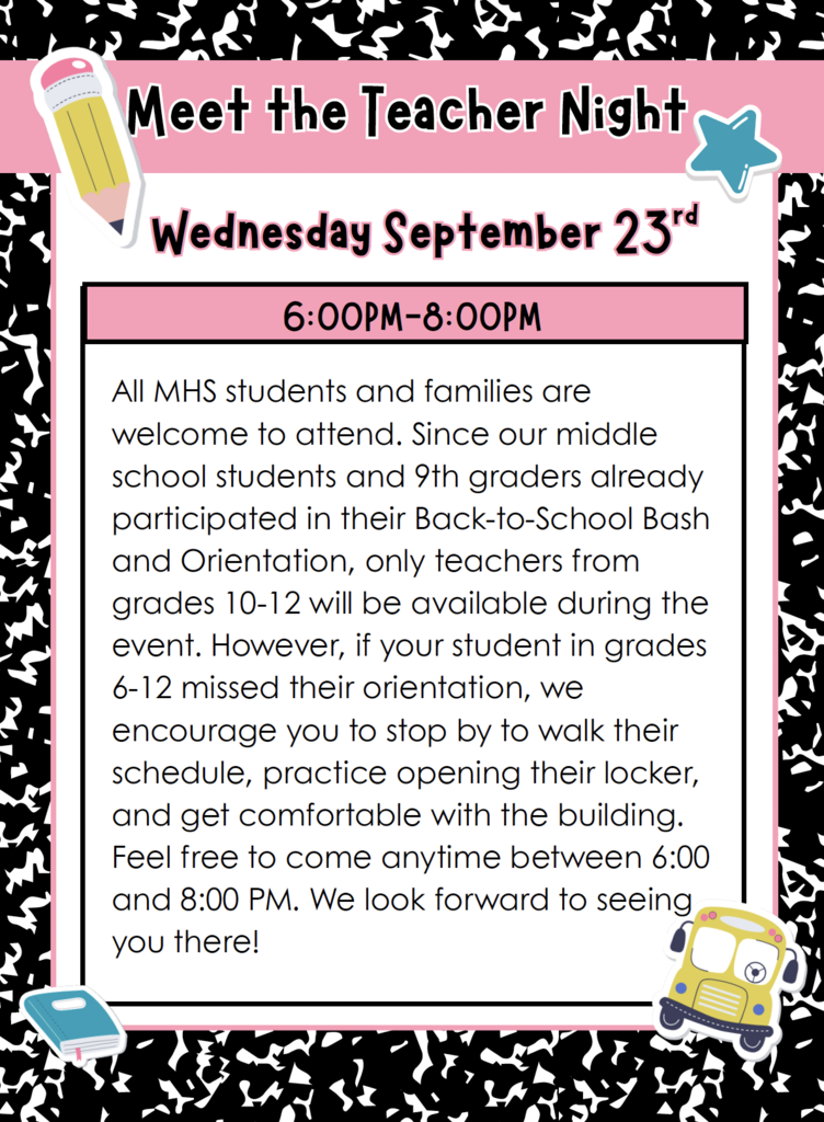 Meet the teacher night 2026