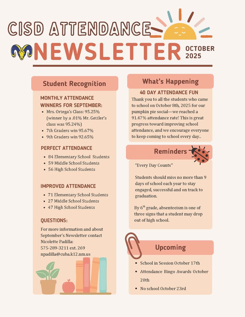 CISD Newsletter Oct
