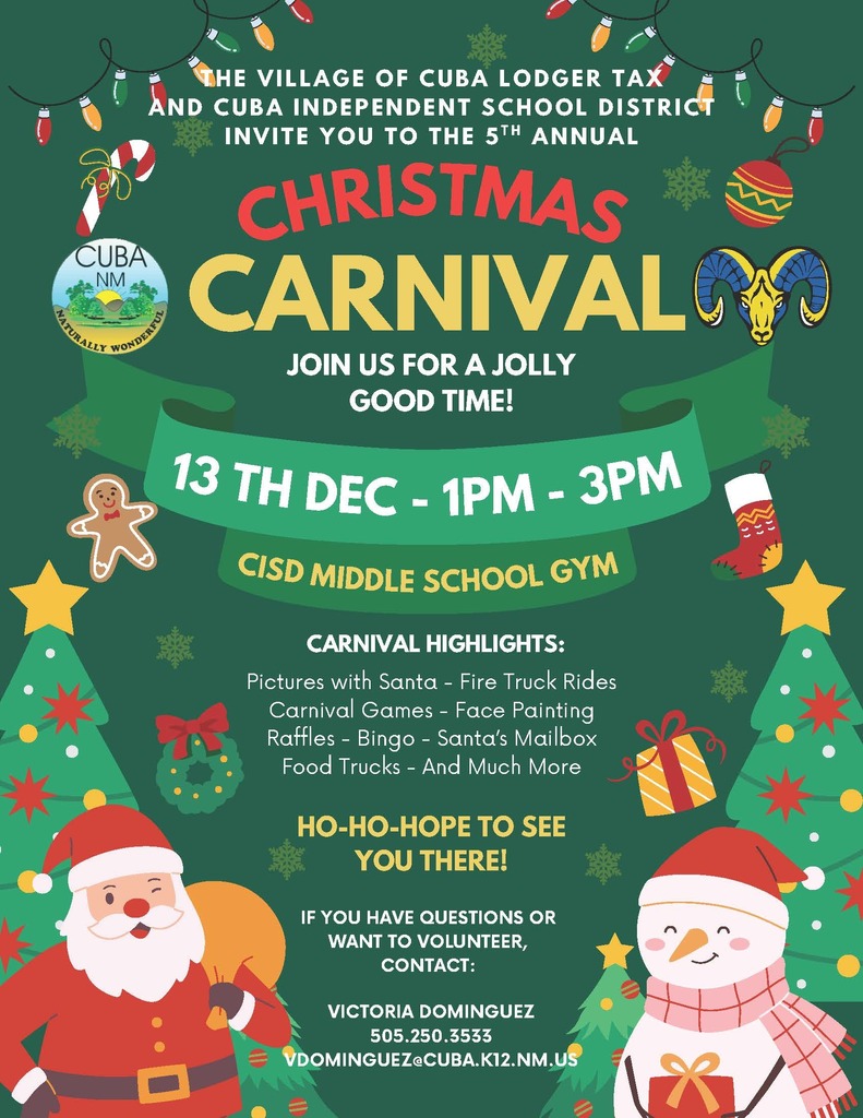 Christmas Carnival Flyer
