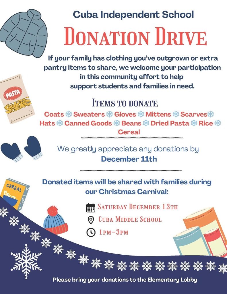 Donation Drive Flyer
