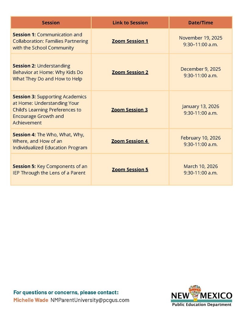 Family Learning Series Flyer pg2
