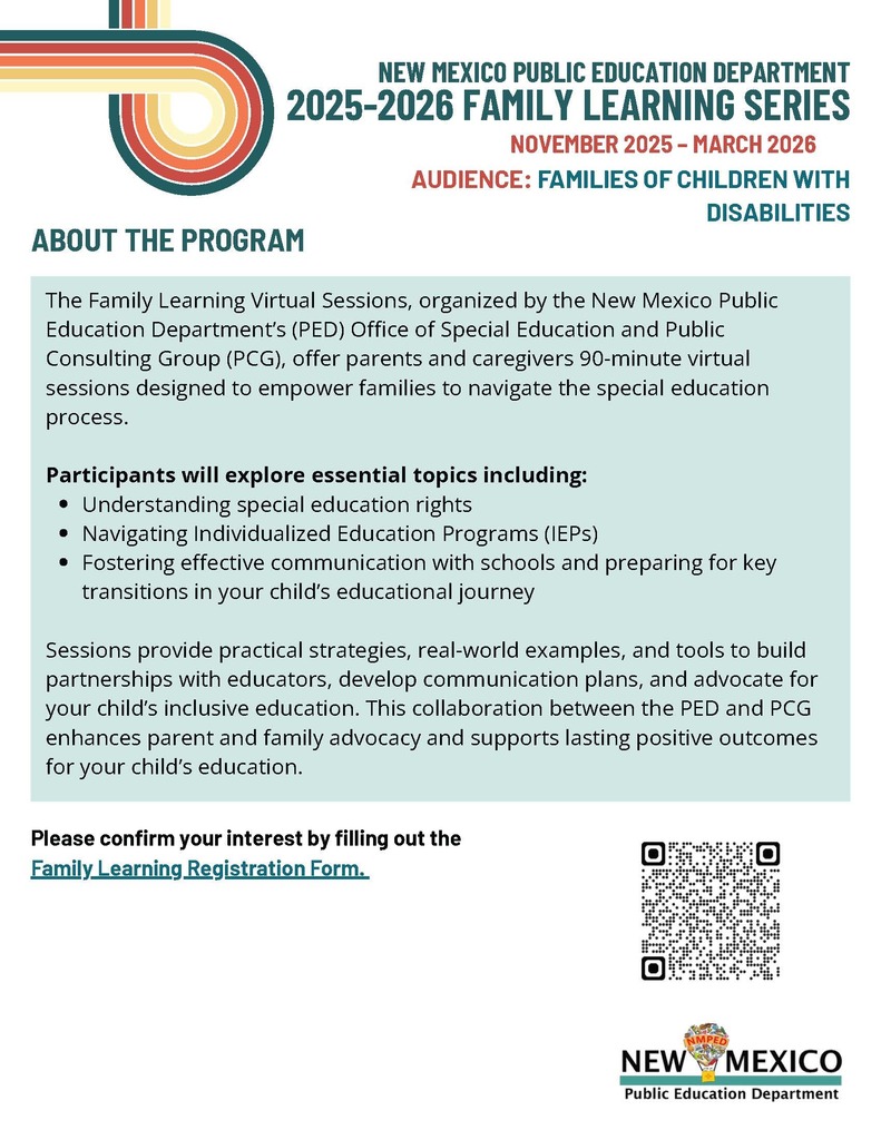 Family Learning Series Flyer pg1