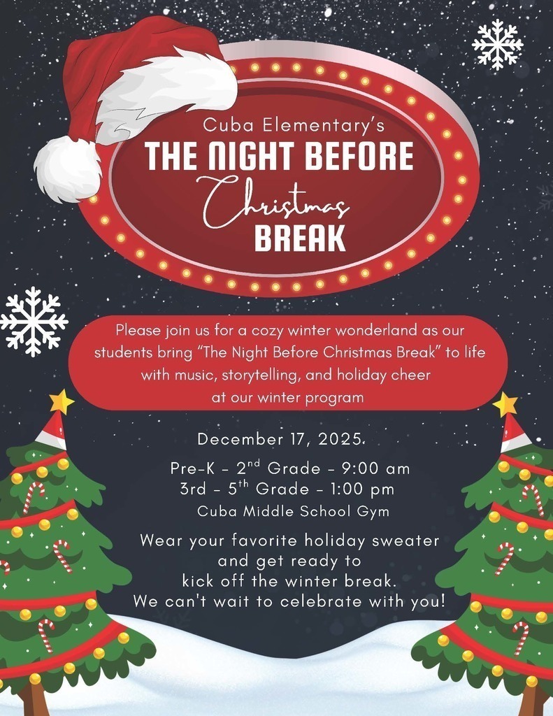 Elementary Winter Program Flyer