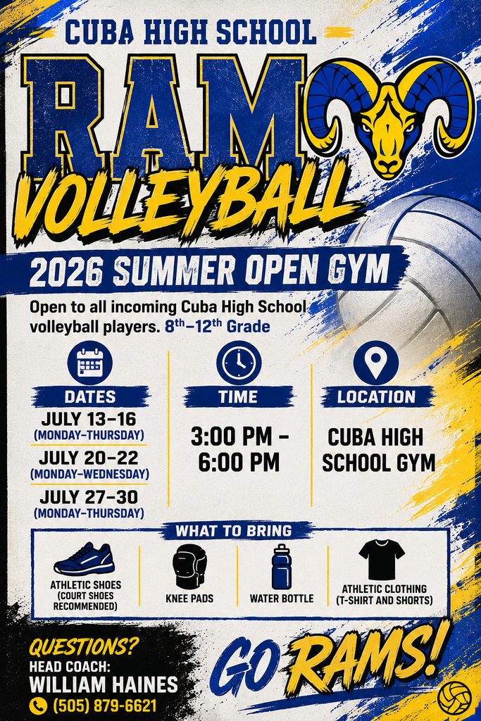 HSVB Open Gym Flyer