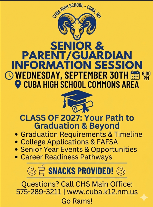 Senior Information Session