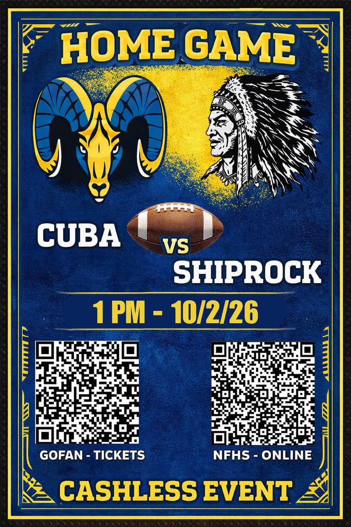 Come support the HSFB team for the Homecoming game vs. Shiprock HS-tomorrow, Fri. Oct. 2, 2026-1:00pm Kickoff!