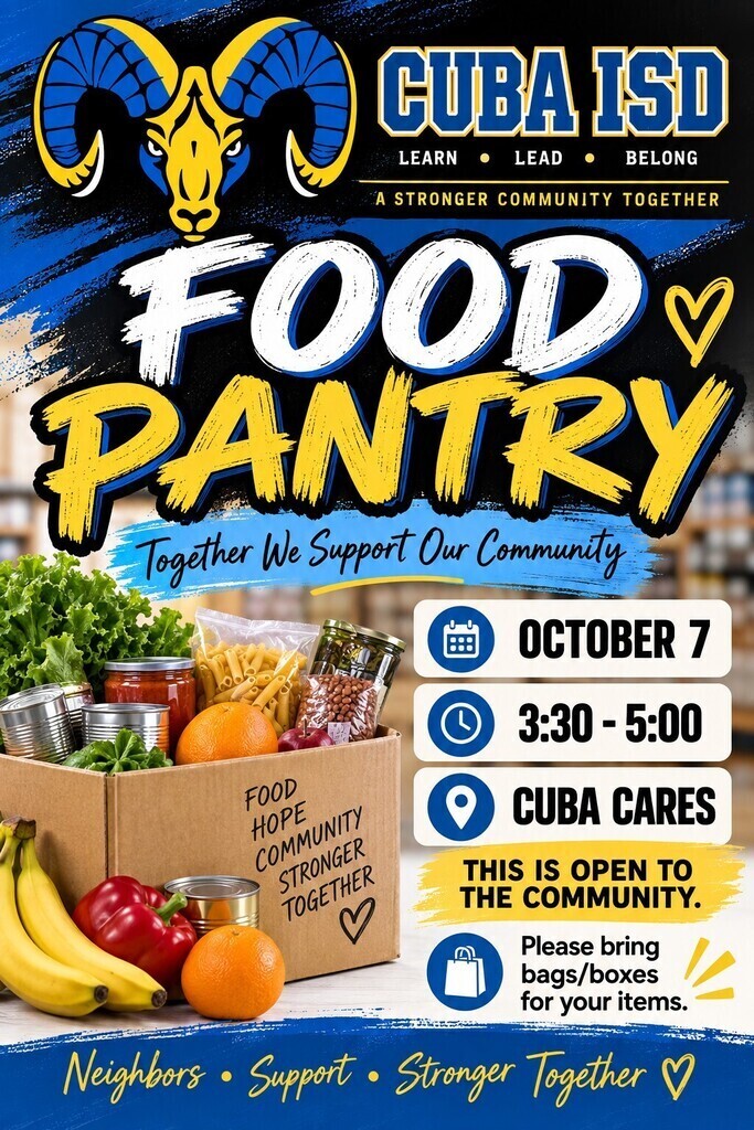 food pantry flyer