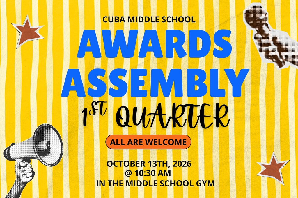 Awards Assembly Flyer