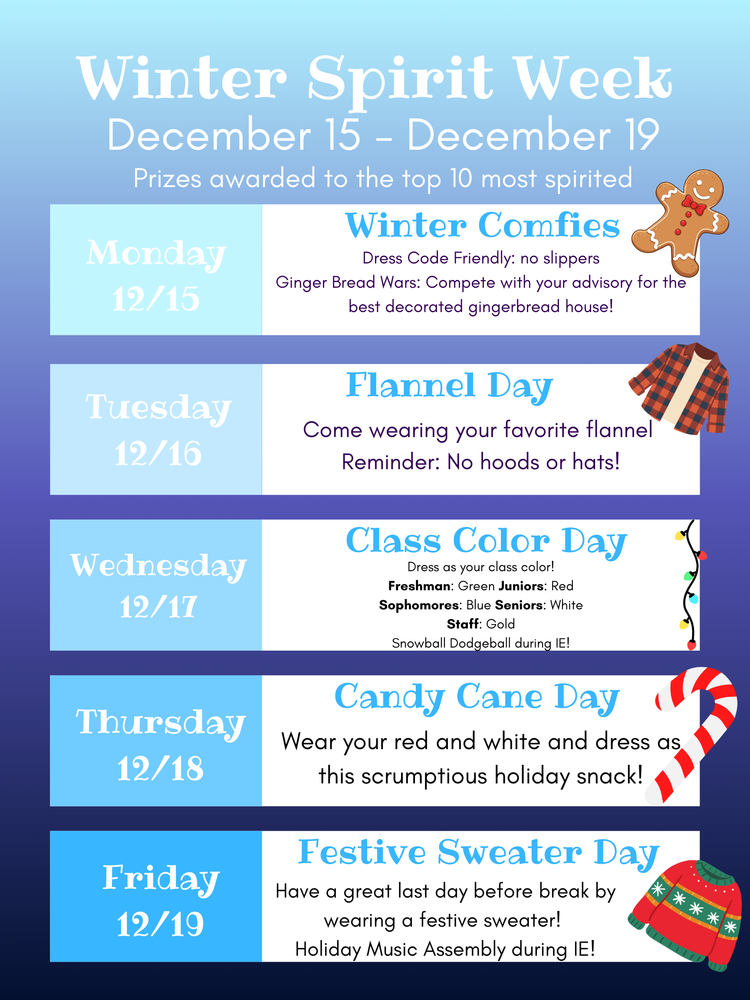 Winter Spirit Week '25
