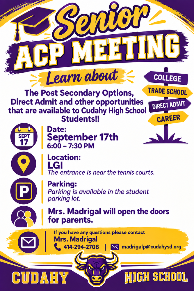 12th Grade ACP Mtg