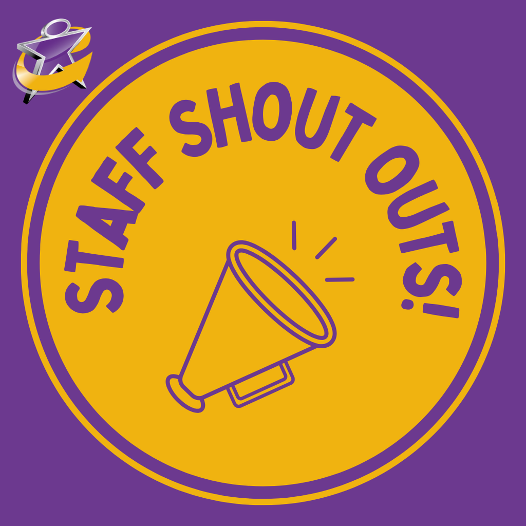 staff shout out graphic