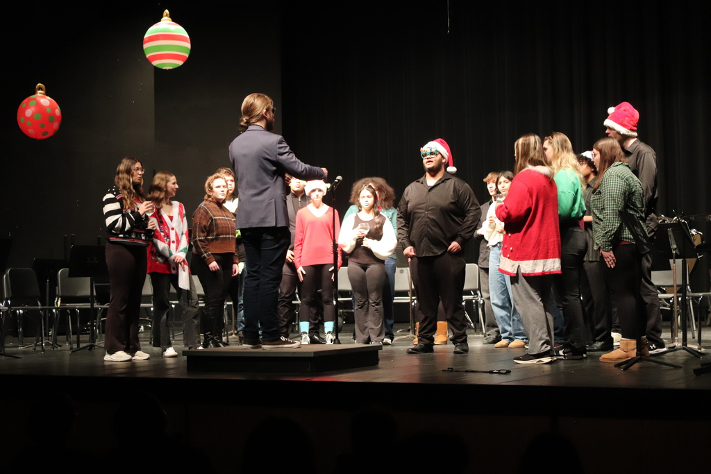 High school choir students