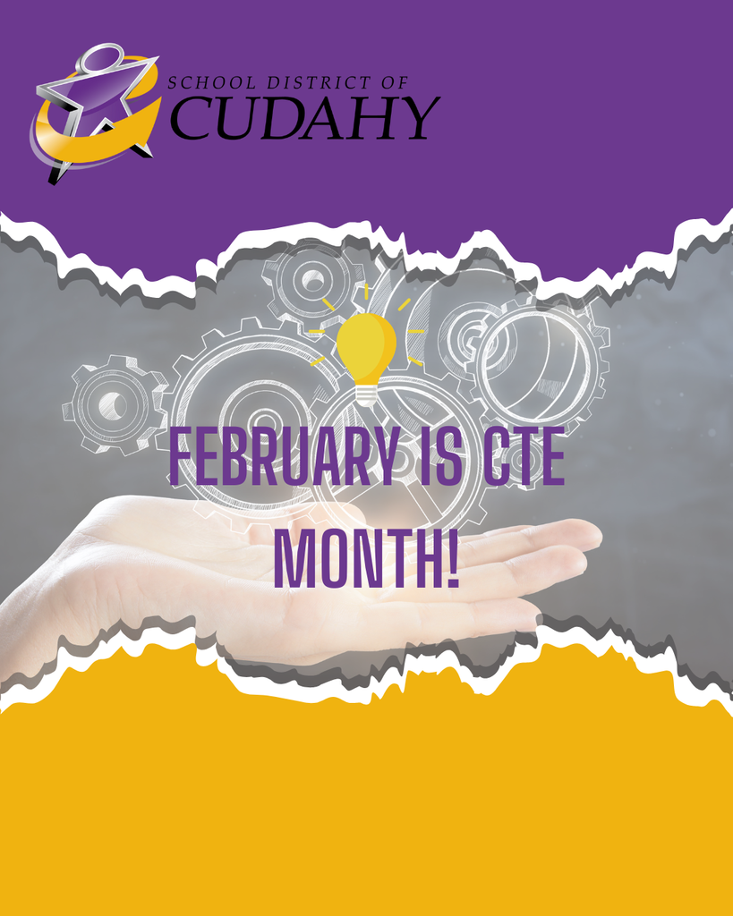 graphic for February is CTE month