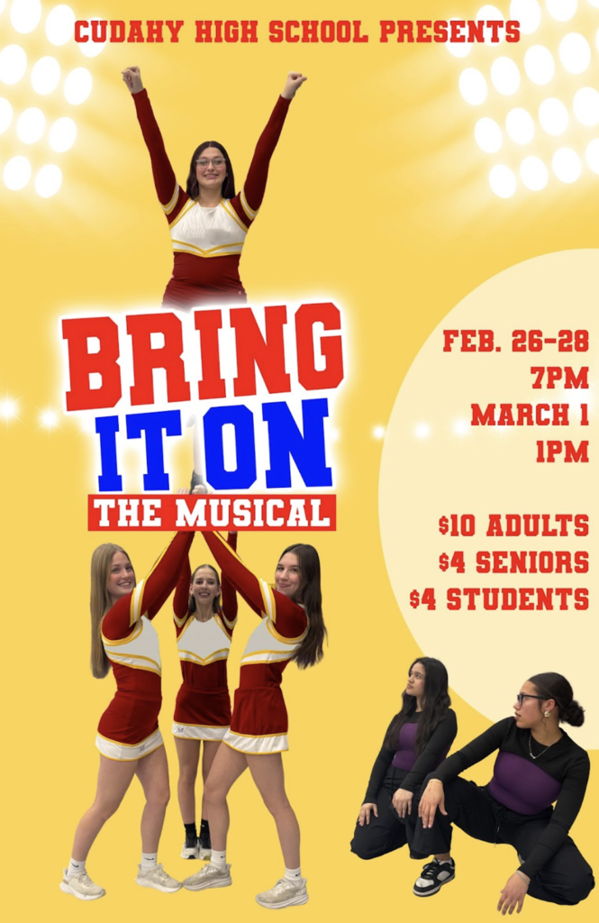 flyer for the CHS musical Bring it On