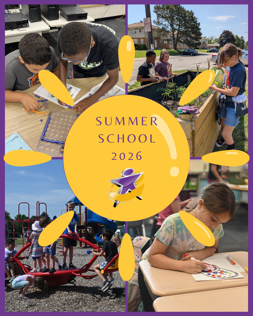 graphic of students promoting summer school