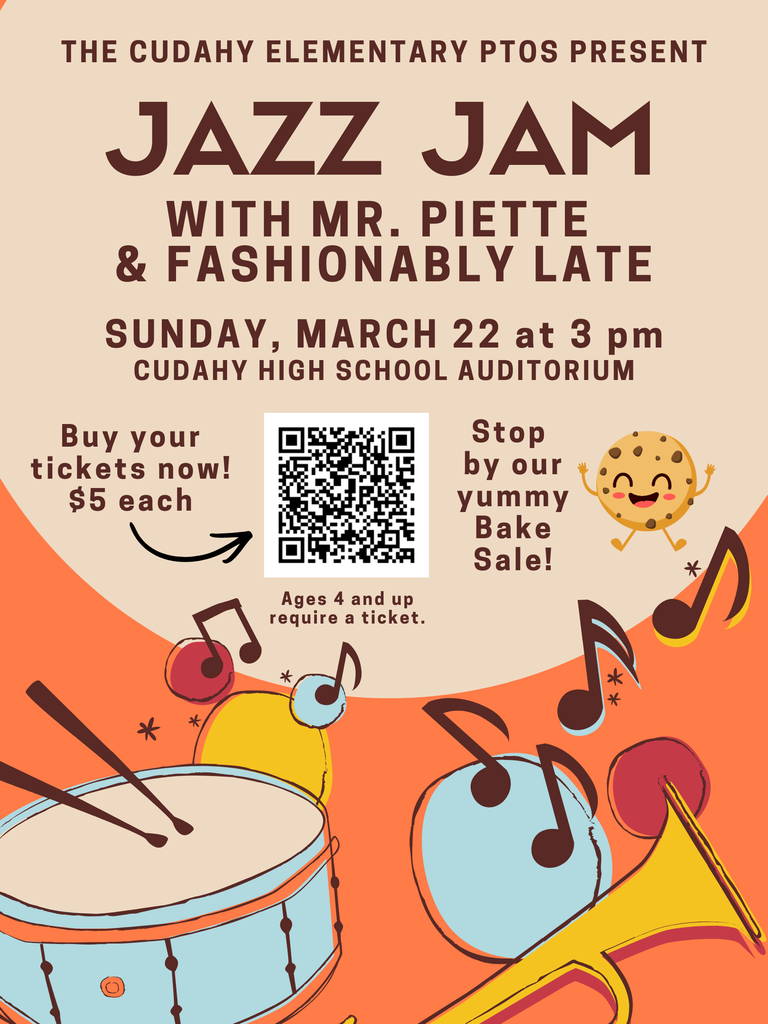 flyer for the Jazz Jam Sunday March 22 at 3pm