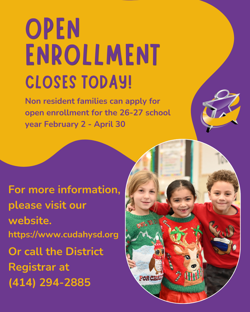 graphic with 2 kids for open enrollment ends today