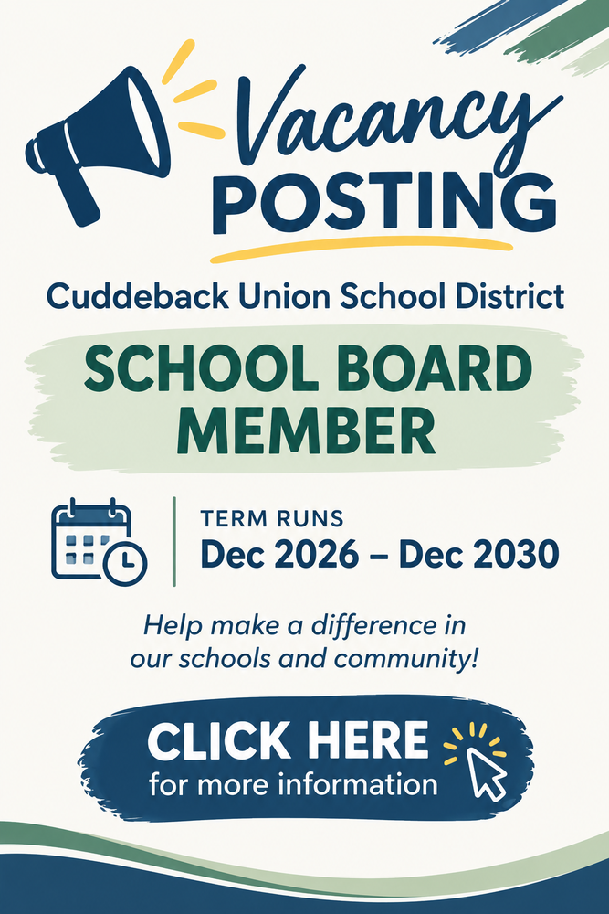 Board Member Vacancy Flyer