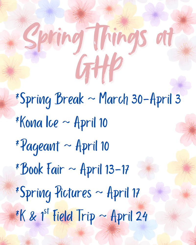 Spring Events 