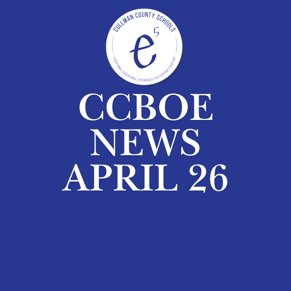 Cullman County Schools Newsletter Apr26