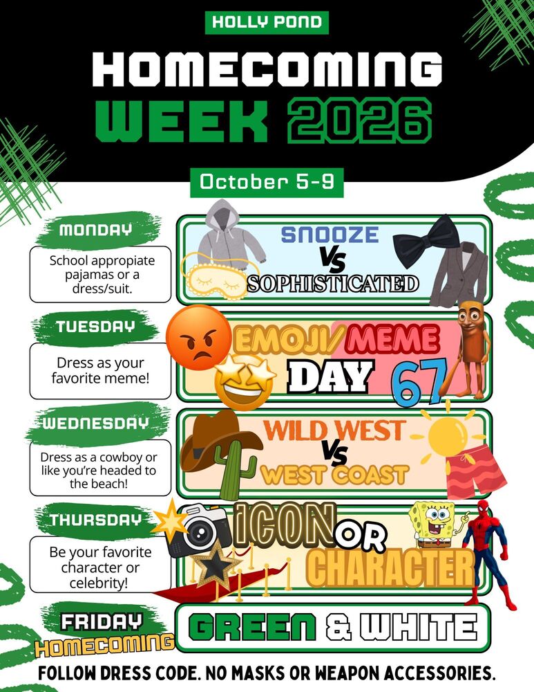 Homecoming Dress Up Days