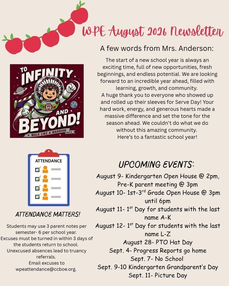 August 2026 Newsletter Page 1