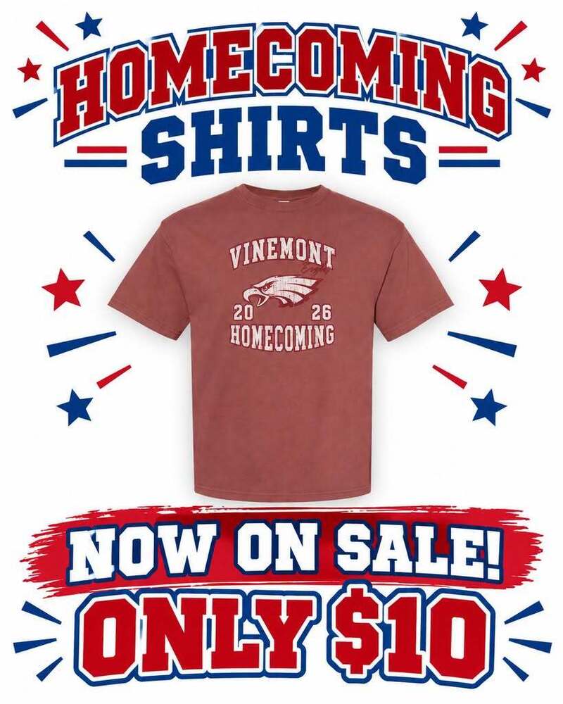 VHS Homecoming 2026 shirt onsale for $10 now