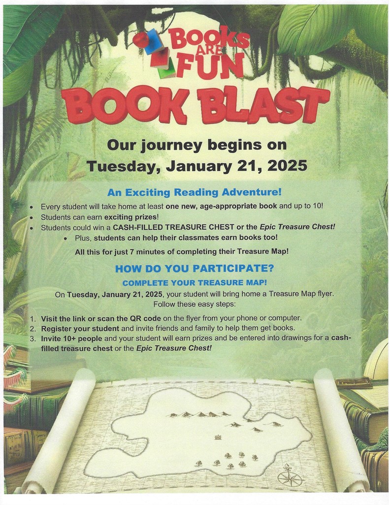 Book Blast Family Flyer