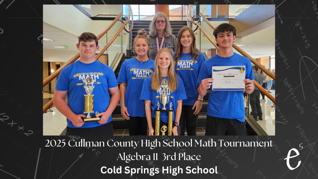 Cold Springs 3rd Place