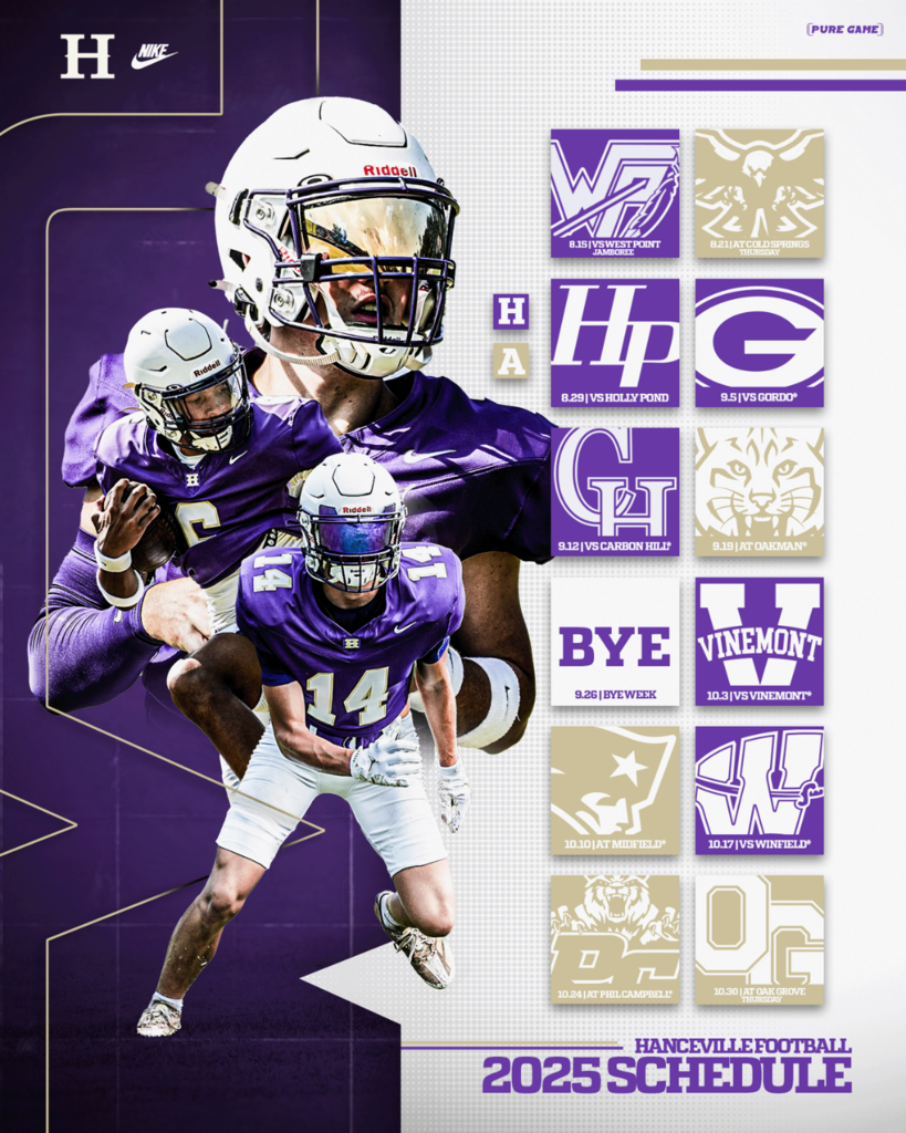 HHS Football Schedule for 2025