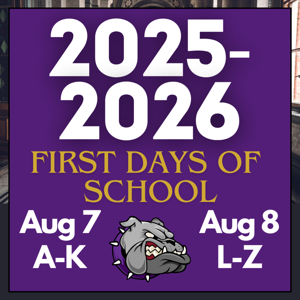 First Day of School 1st Announcment 25-26