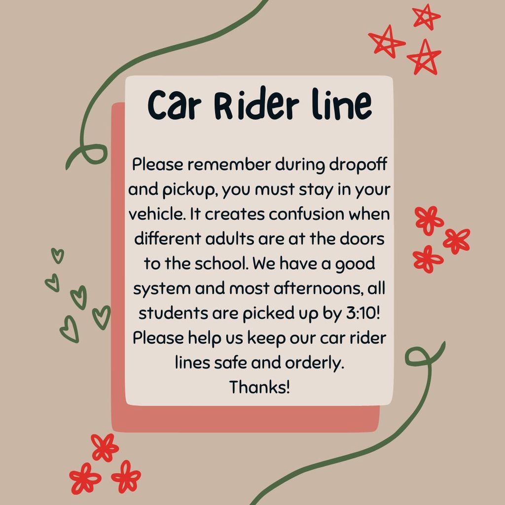 Car rider line information