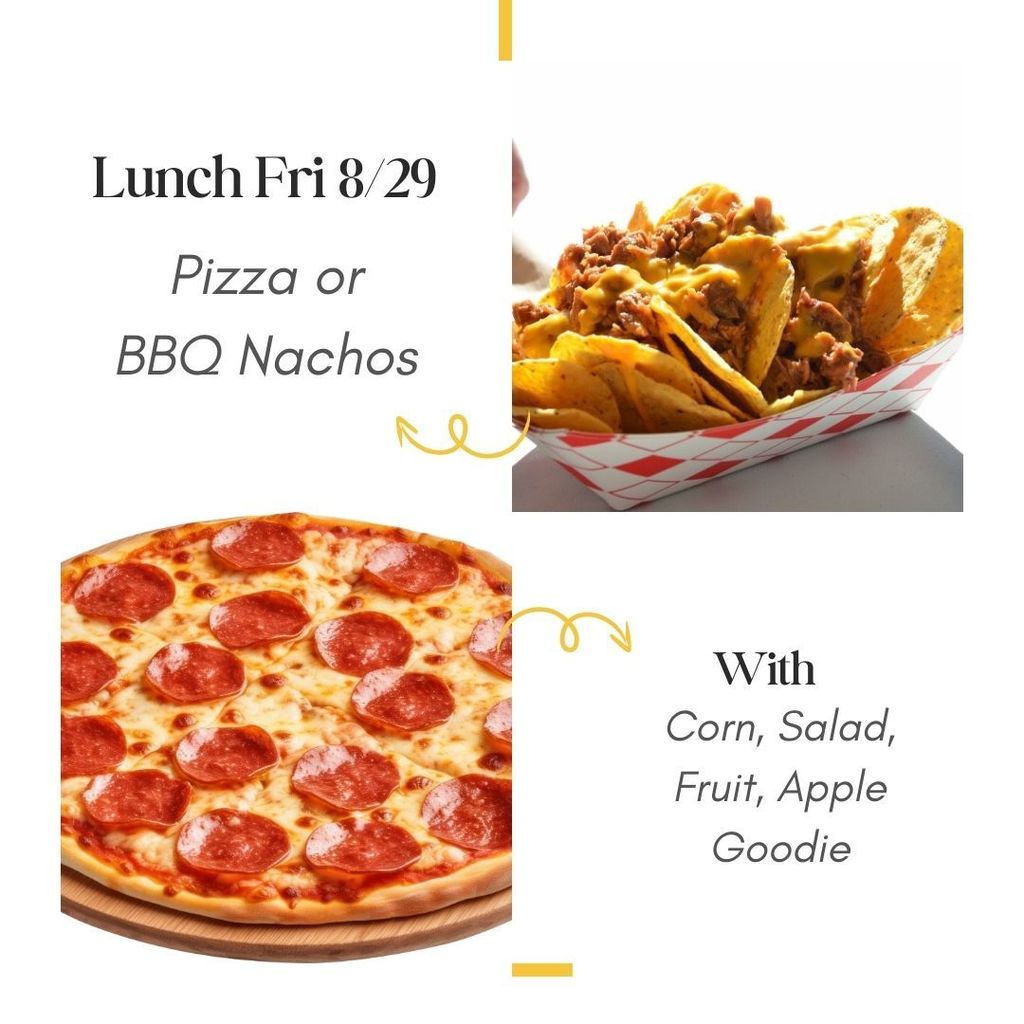 Lunch Friday August 29