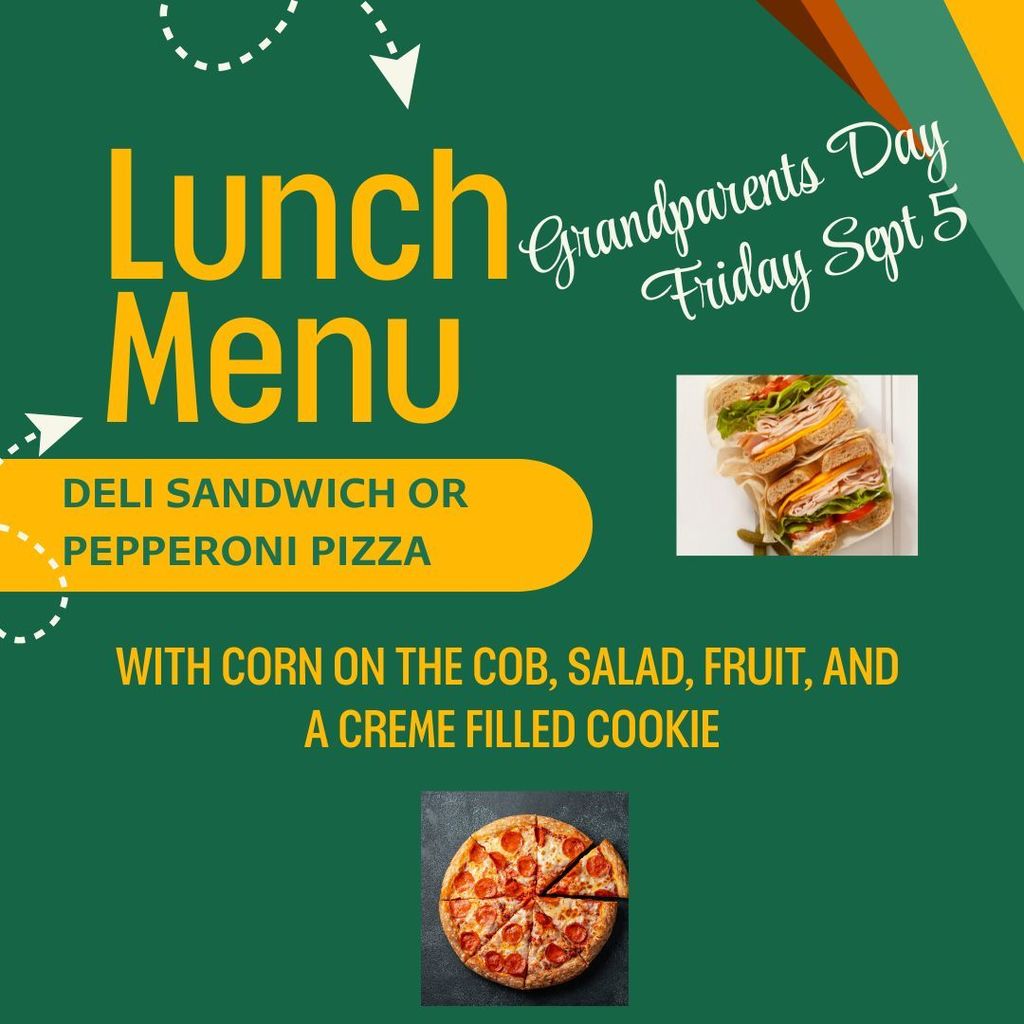 Lunch Friday September 5th